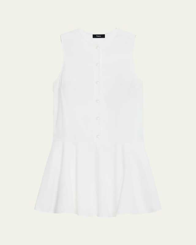 Sleeveless Drop-Waist Mini Dress